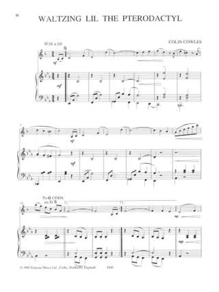 Dancing Dinosaurs - Colin Cowles - Partition - Clarinette